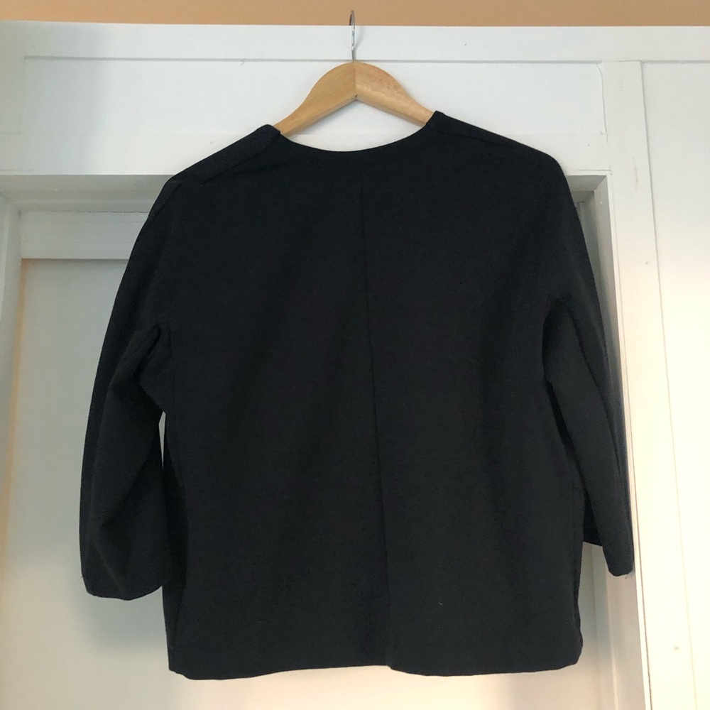 Black Structured Top - image 2